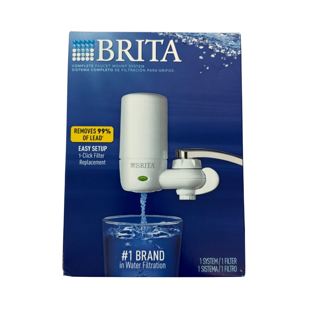 New in Box Brita Complete Faucet Mount Water Filter System